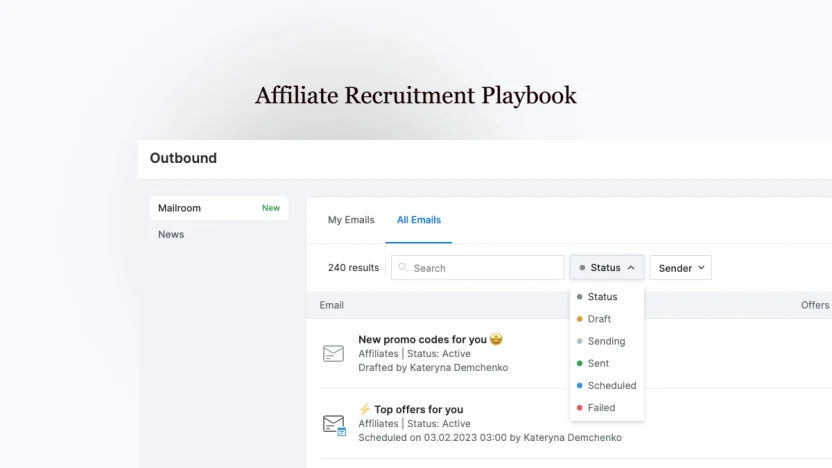 Affiliate Recruitment Playbook