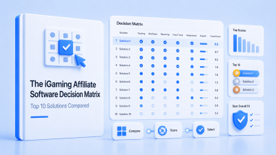The iGaming Affiliate Software Decision Matrix: Top 10 Solutions Compared by Scaleo