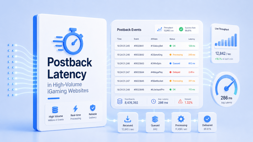 Postback Latency in High-Volume iGaming: Why Sub-Second Tracking Matters for CPA Conversions by Scaleo