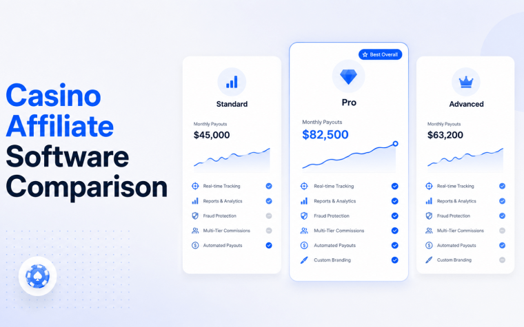 Casino Affiliate Software Comparison 2026: Scaleo vs Affilka vs PartnerMatrix vs iREV vs Everflow