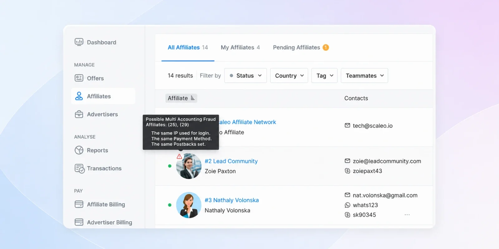 When Real Players Are Fraudsters: How Scaleo Stops Affiliate Bonus Exploitation