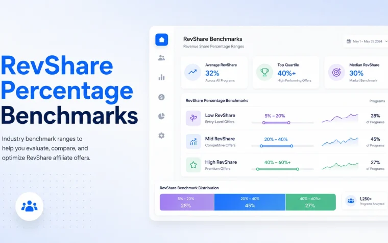 RevShare Percentage Benchmarks for iGaming Affiliates: 2026 Data by Vertical & Geo
