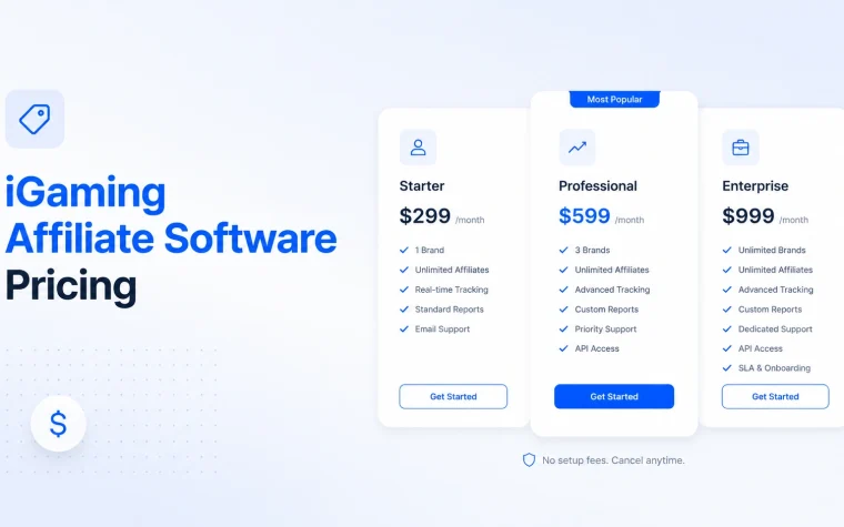 iGaming Affiliate Software Pricing: What Operators Actually Pay in 2026